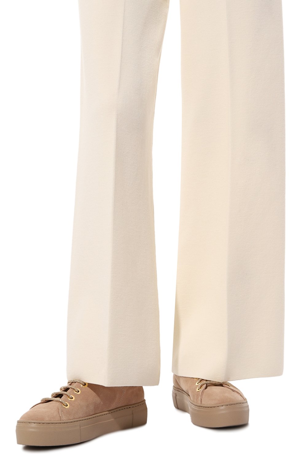 Замшевые кеды crystal AGL, арт. D925270PGKV153G103, фото 3