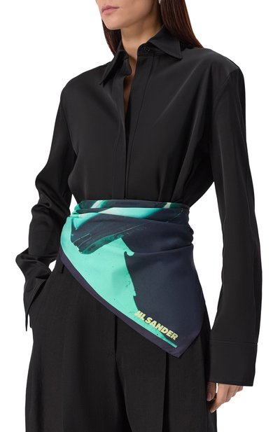Платок из вискозы JIL SANDER, арт. J03TF0103/J40085, фото 2