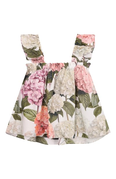 Хлопковый топ DOLCE & GABBANA, арт. L51N75/HS5T6_001