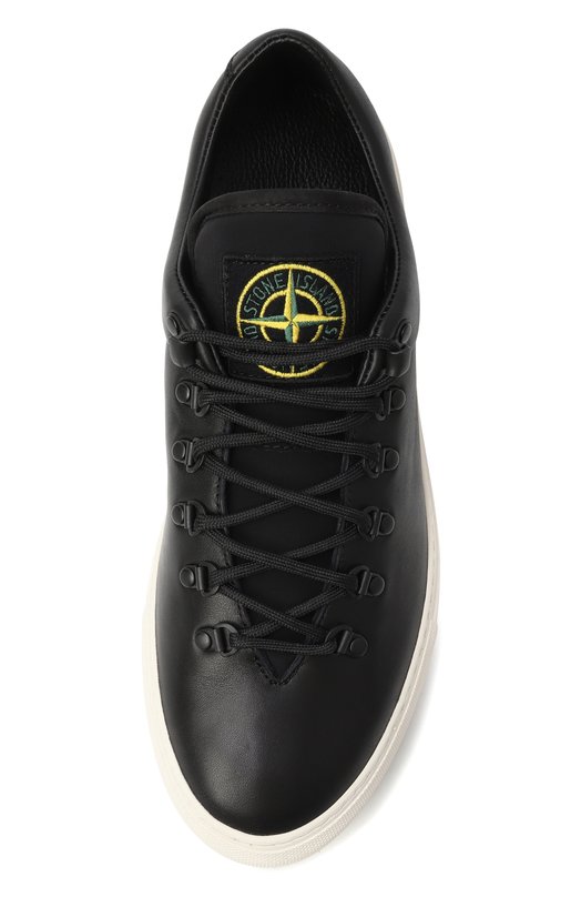 Кожаные кеды Stone Island 81FWS0101 Чёрный  81FWS0101 Фото 6