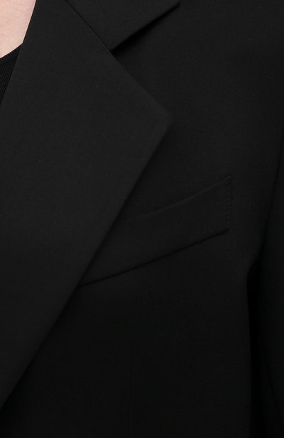Жакет NANUSHKA черного цвета по цене 89950 руб., арт. LYDIA_BLACK_SUMMER SUITING, фото 5 Жакет NANUSHKA, арт. LYDIA_BLACK_SUMMER SUITING, фото 5
