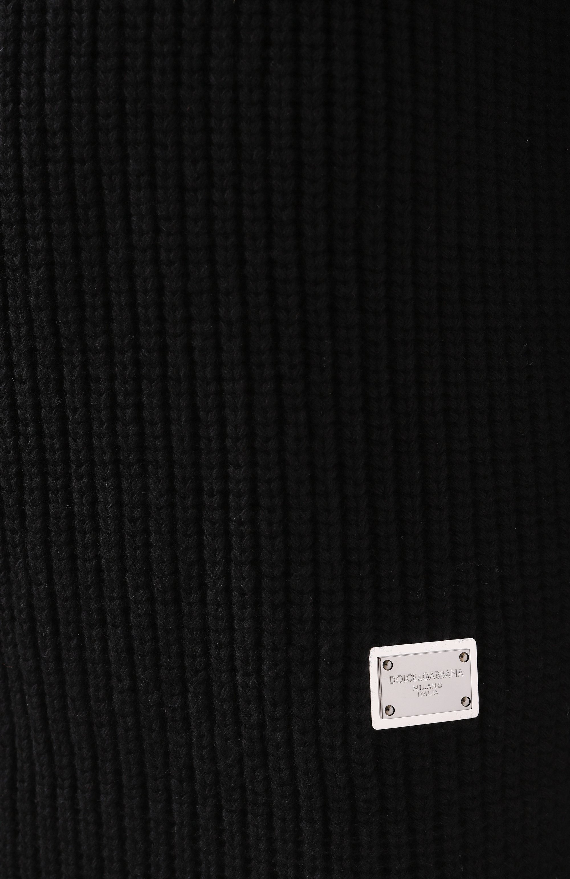 Шерстяной свитер DOLCE & GABBANA черного цвета по цене 158000 руб., арт. GXW42T/JCVWK, фото 6 Шерстяной свитер DOLCE & GABBANA, арт. GXW42T/JCVWK, фото 6