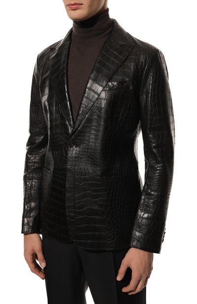 Пиджак из кожи крокодила GIORGIO ARMANI, арт. RSG05P/RSP10, фото 3