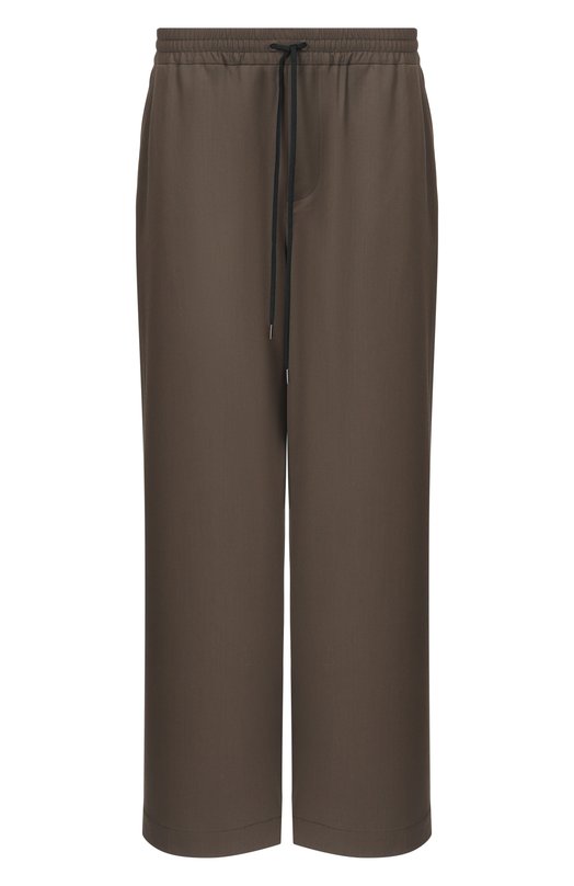 Шерстяные брюки Isabel Benenato UW32C0 Хаки UW32C0