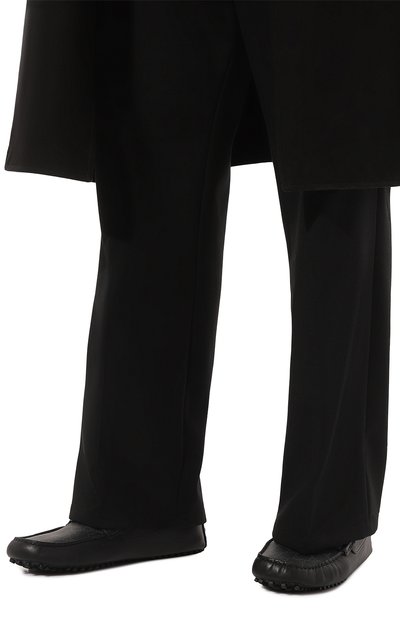 Кожаные мокасины GUCCI черного цвета по цене 63550 руб., арт. 730148/AAB7Z, фото 3 Кожаные мокасины GUCCI, арт. 730148/AAB7Z, фото 3