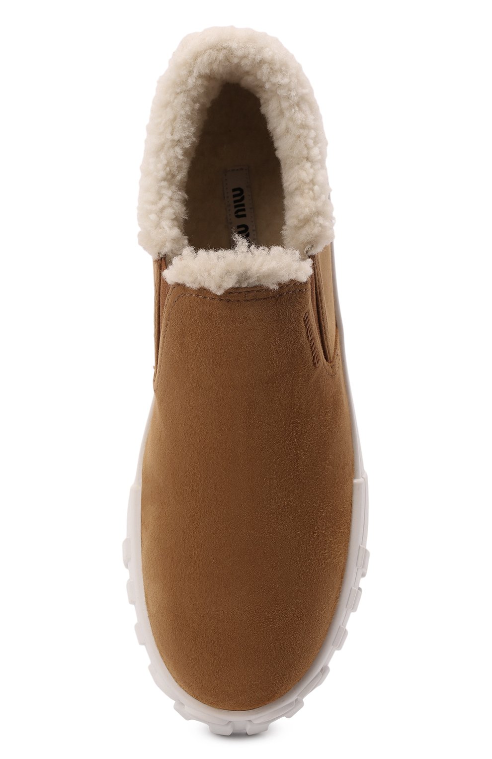 Замшевые слипоны MIU MIU, арт. 5T382D-FDW-F0046-005, фото 6