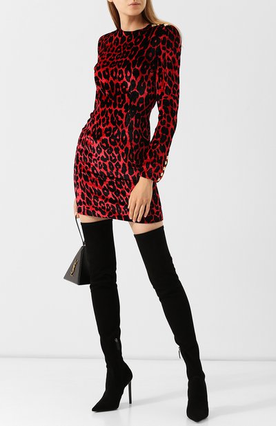 Замшевые ботфорт ы на шпильке TOM FORD, арт. W2282R-SHN, фото 2