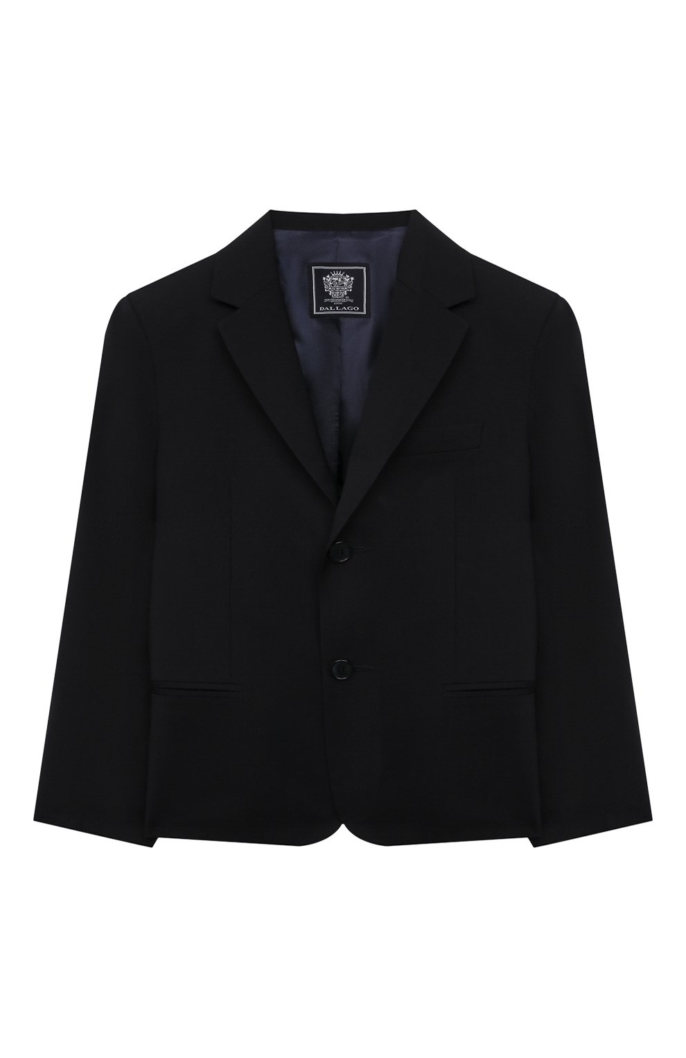 Шерстяной пиджак DAL LAGO темно-синего цвета по цене 35850 руб., арт. N004/1011/4-6, фото 1 Шерстяной пиджак DAL LAGO, арт. N004/1011/4-6, фото 1