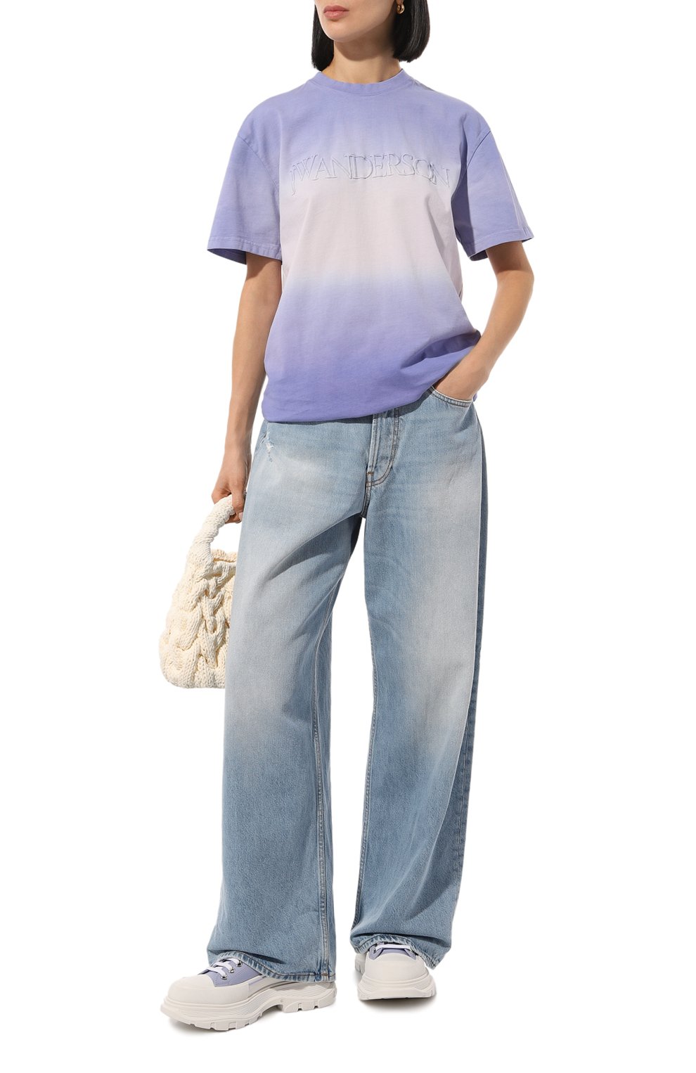 Кожаные кроссовки treadslick ALEXANDER MCQUEEN, арт. 702042WHZ62 5439, фото 2