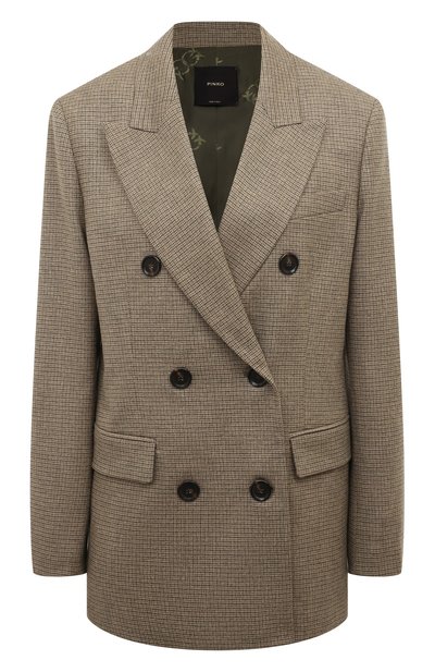 Женский жакет из шерсти и вискозы PINKO, арт. 104126/A248