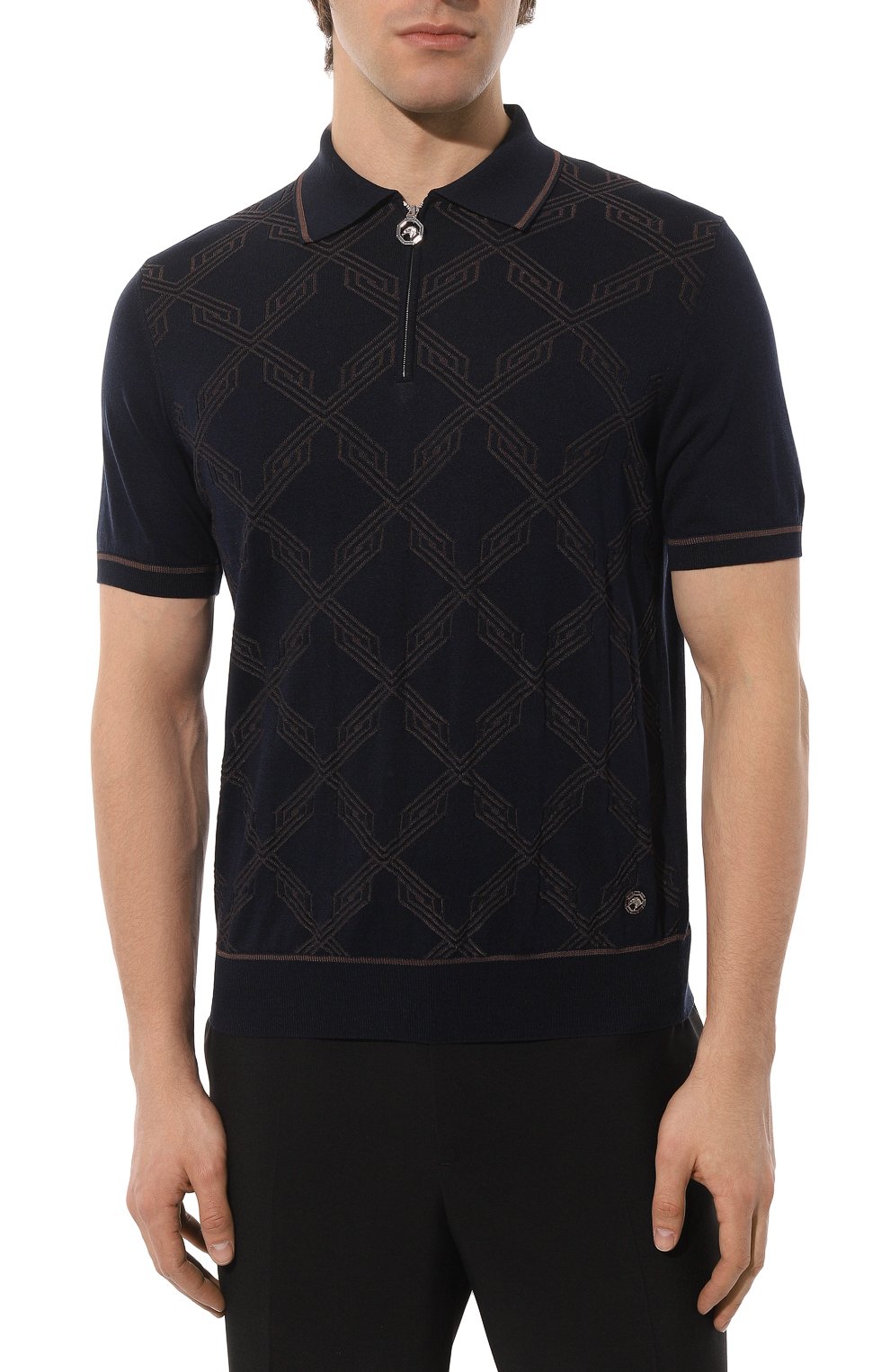 Поло из шелка и хлопка STEFANO RICCI, арт. K818046P31/F23174, фото 3