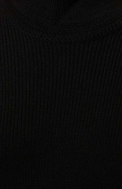 Шерстяное платье TRUSSARDI черного цвета по цене 24900 руб., арт. 56D00682-0F000780, фото 5 Шерстяное платье TRUSSARDI, арт. 56D00682-0F000780, фото 5