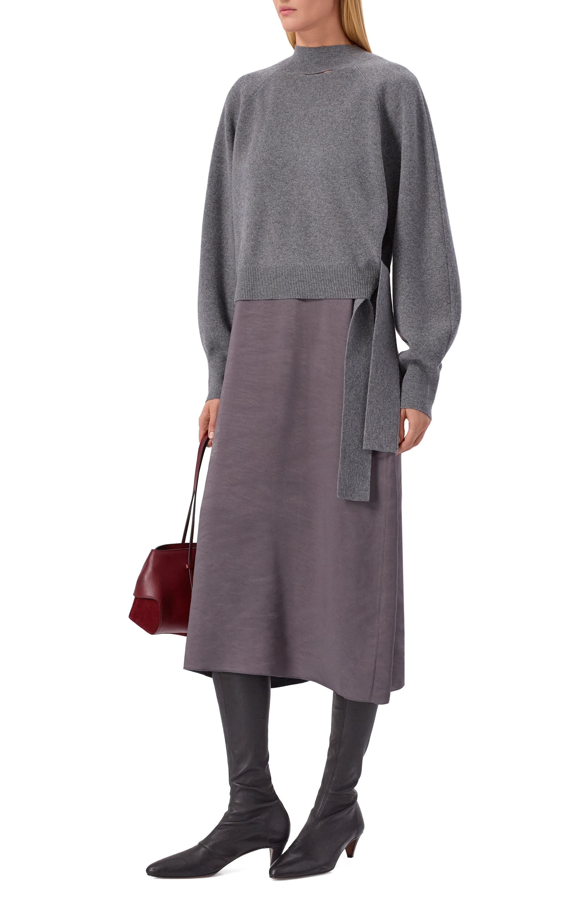 Комбинированное платье BOSS, арт. 50547867, фото 2