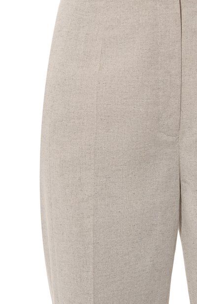 Льняные брюки RUBAN молочного цвета по цене 38700 руб., арт. RSS23-7.3.45.10, фото 5 Льняные брюки RUBAN, арт. RSS23-7.3.45.10, фото 5