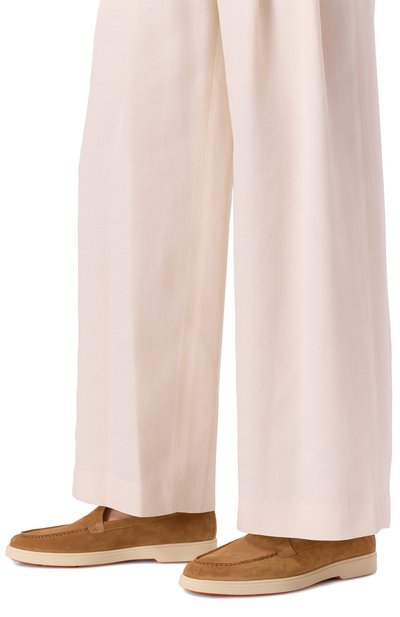 Замшевые лоферы SANTONI, арт. WUYG58856TISNPYL, фото 3