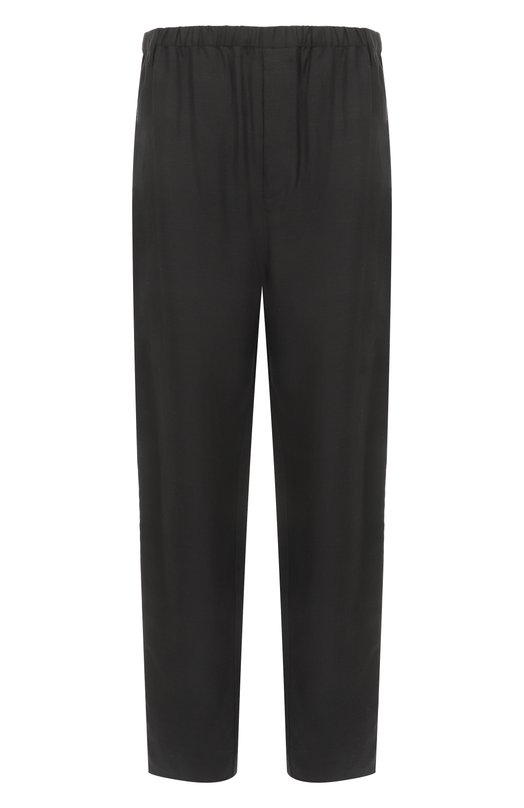 Брюки из вискозы Saint Laurent 717375Y1G68 1000 Чёрный 717375Y1G68 1000