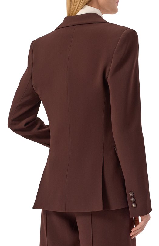 Жакет из вискозы Elie Saab J0003NF25CD023 Коричневый  J0003NF25CD023 Фото 4