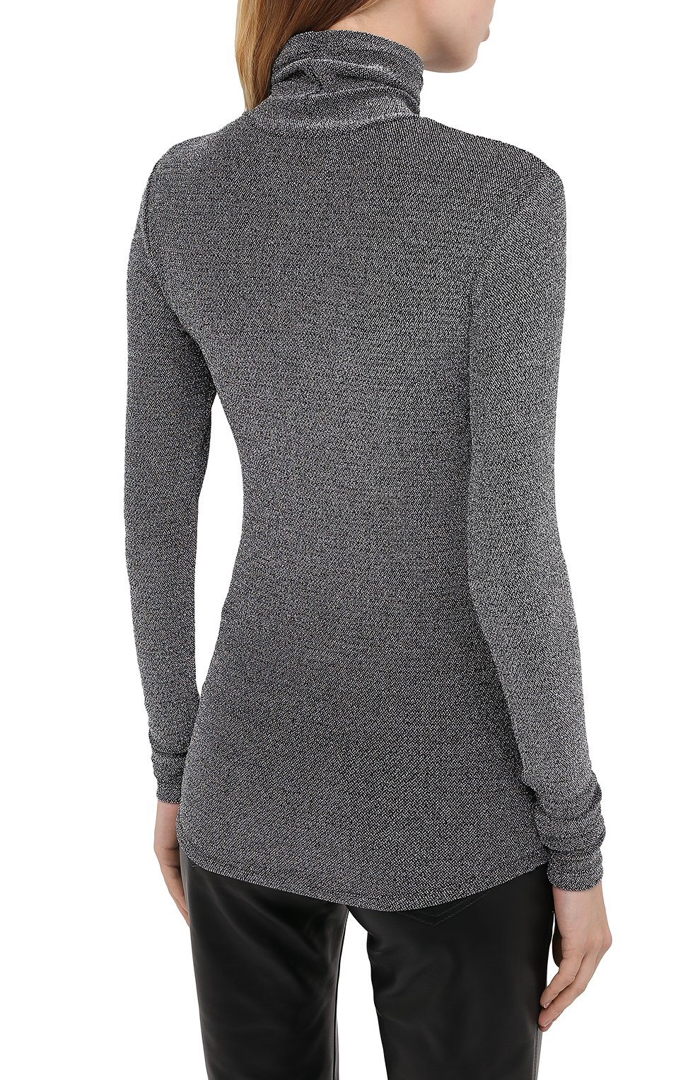 Водолазка ISABEL MARANT серебряного цвета по цене 26800 руб., арт. TS0768-20A034I/W0YELA, фото 4 Водолазка ISABEL MARANT, арт. TS0768-20A034I/W0YELA, фото 4