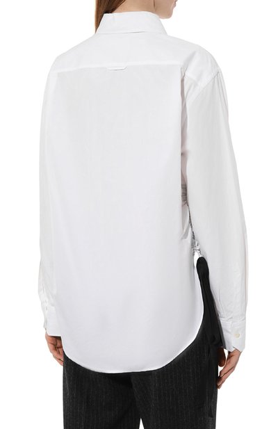 Хлопковая рубашка PRADA, арт. P444E-1LZC-F0009-202, фото 4