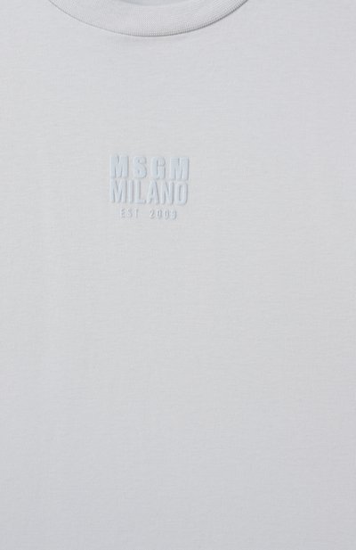 Хлопковая майка MSGM KIDS, арт. S5MSJUTH171, фото 3