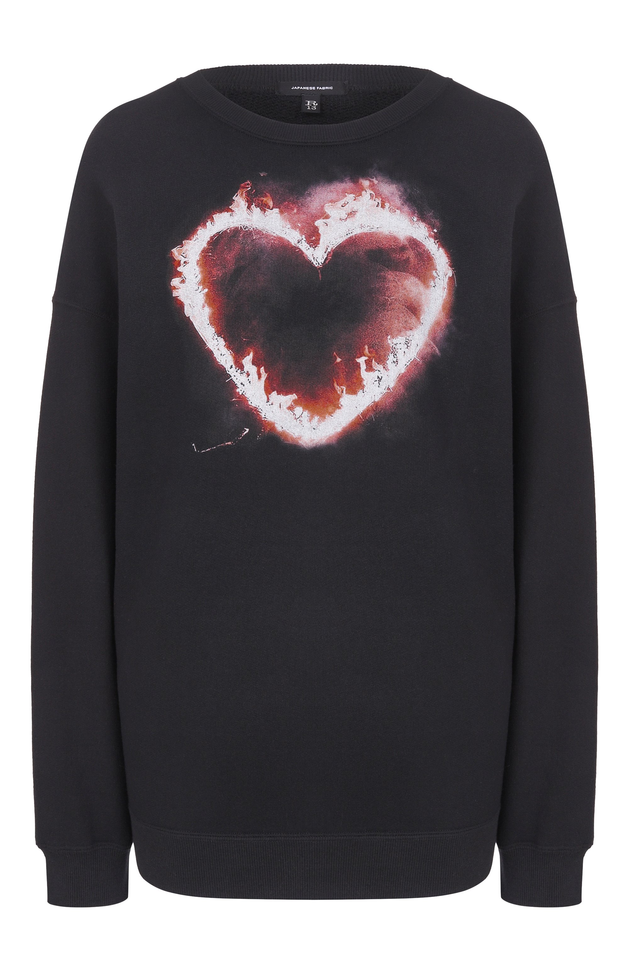 Свитшот из хлопка и лиоцелла  R13, арт. R13WK004-K138A_001, фото 1