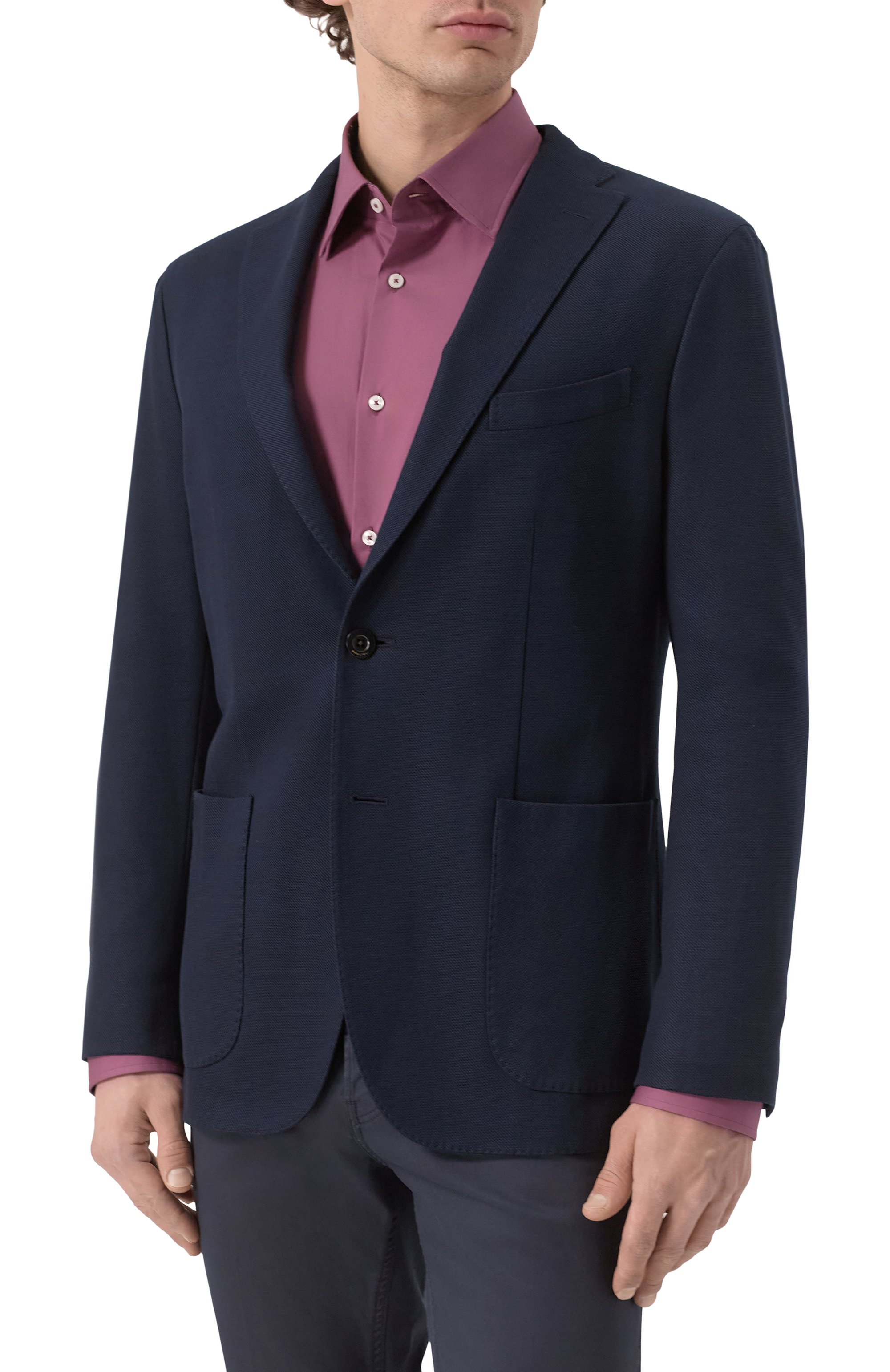 Хлопковый пиджак BOGLIOLI, арт. N1302E/SB5024, фото 5