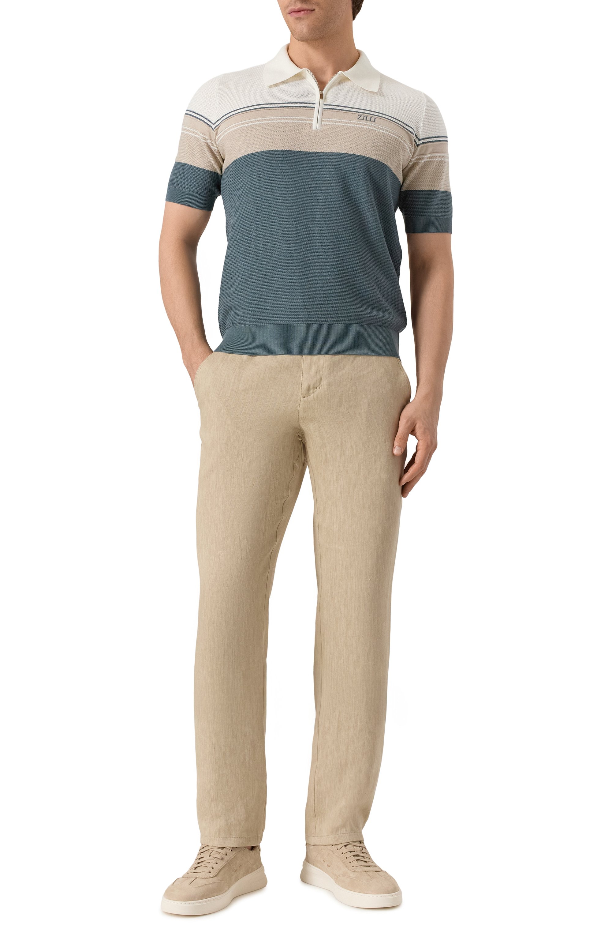 Льняные брюки ZILLI, арт. CP821BM0802VZL000, фото 2