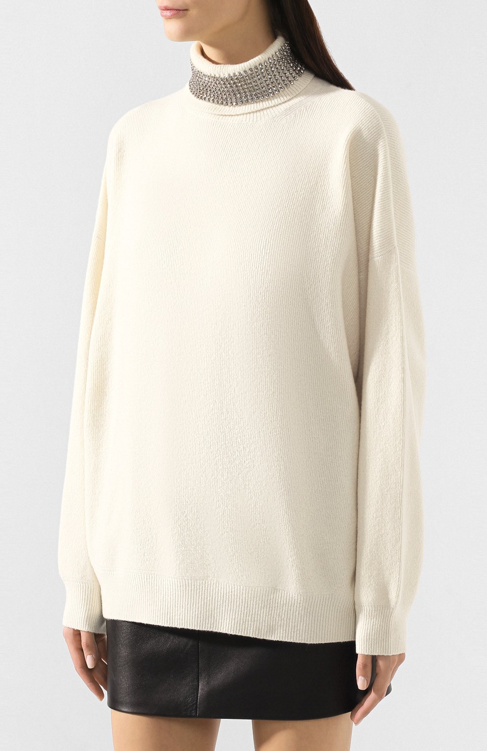 Шерстяной свитер ALEXANDER WANG кремового цвета по цене 126000 руб., арт. 1KC2191135, фото 3 Шерстяной свитер ALEXANDER WANG, арт. 1KC2191135, фото 3