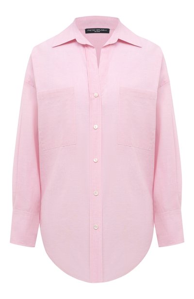 Рубашка изо льна и хлопка PIETRO BRUNELLI, арт. CA2402 PK/LI0018, фото 1