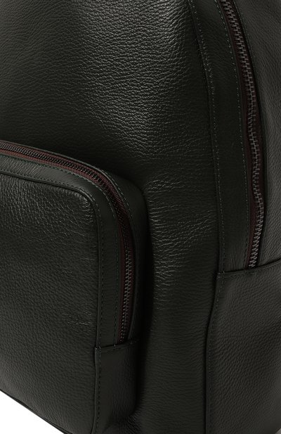 Кожаный рюкзак DOUCAL'S темно-зеленого цвета по цене 72950 руб., арт. DZ0005--02UF9720, фото 3 Кожаный рюкзак DOUCAL'S, арт. DZ0005--02UF9720, фото 3