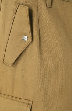 Мужские хлопковые брюки-карго RHUDE бежевого цвета, арт. RHFW24PA08012 | Фото 6 (Длина (брюки, джинсы): Стандартные; Драгоценные камни: Проставлено; Материал сплава: Проставлено; Стили: Гранж; Случай: Повседневный; Силуэт М (брюки): Карго; Материал внешний: Хлопок)