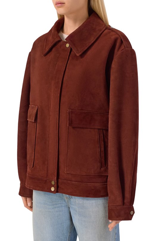 Замшевая куртка Bats СJ_J_150 Коричневый  СJ_J_150 Фото 3