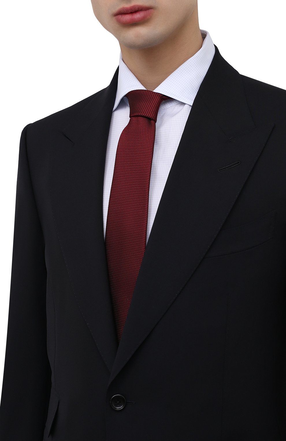 Шелковый галстук ZEGNA бордового цвета по цене 19950 руб., арт. Z3D00T/1UM, фото 2 Шелковый галстук ZEGNA, арт. Z3D00T/1UM, фото 2