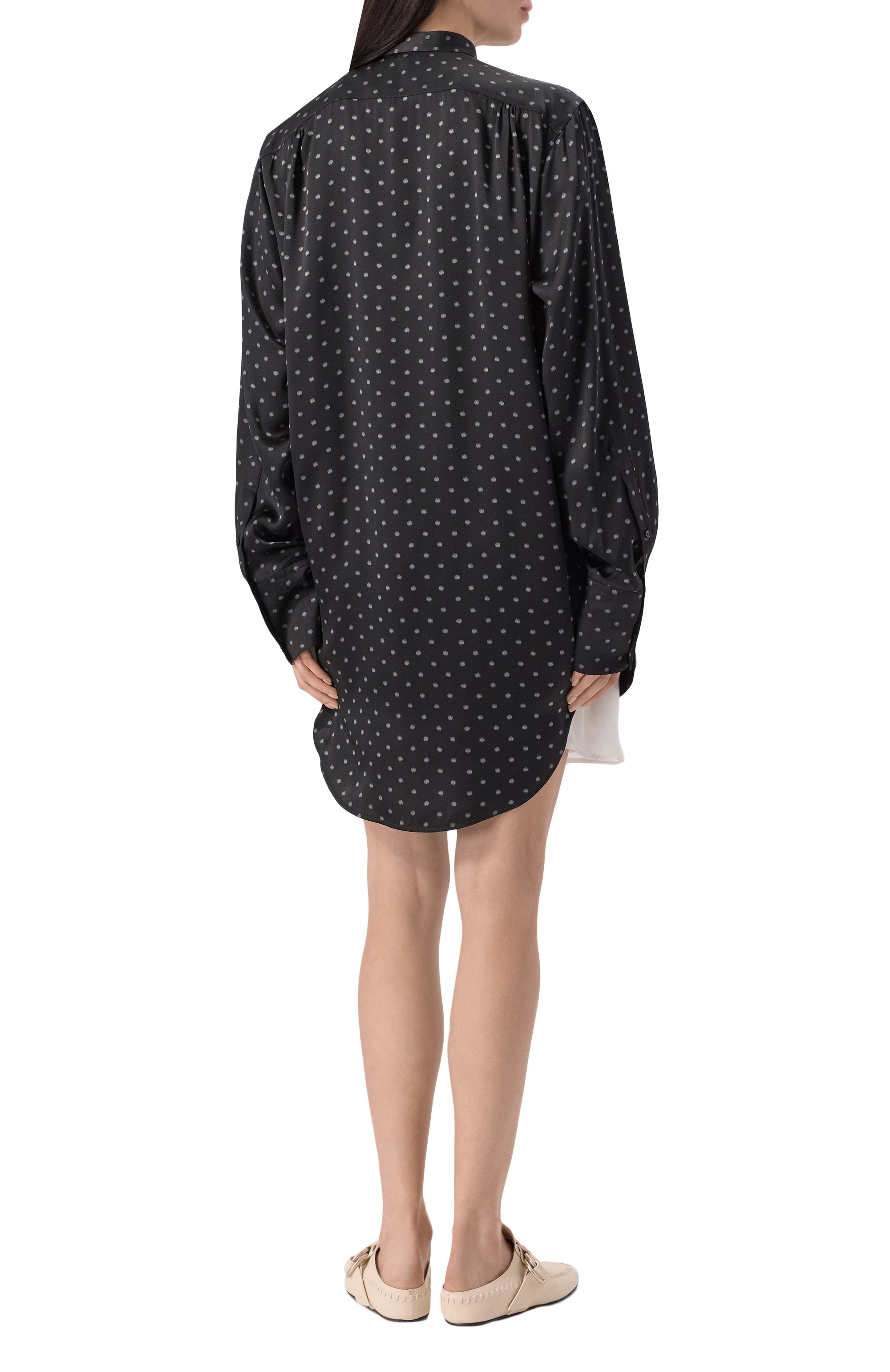 Атласная блузка ANN DEMEULEMEESTER, арт. B0012793/FA618, фото 4