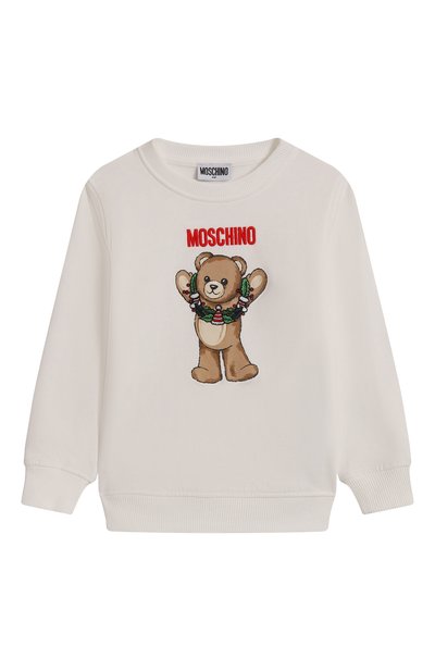 Хлопковый свитшот MOSCHINO, арт. HQF08V/LCA14/4-8