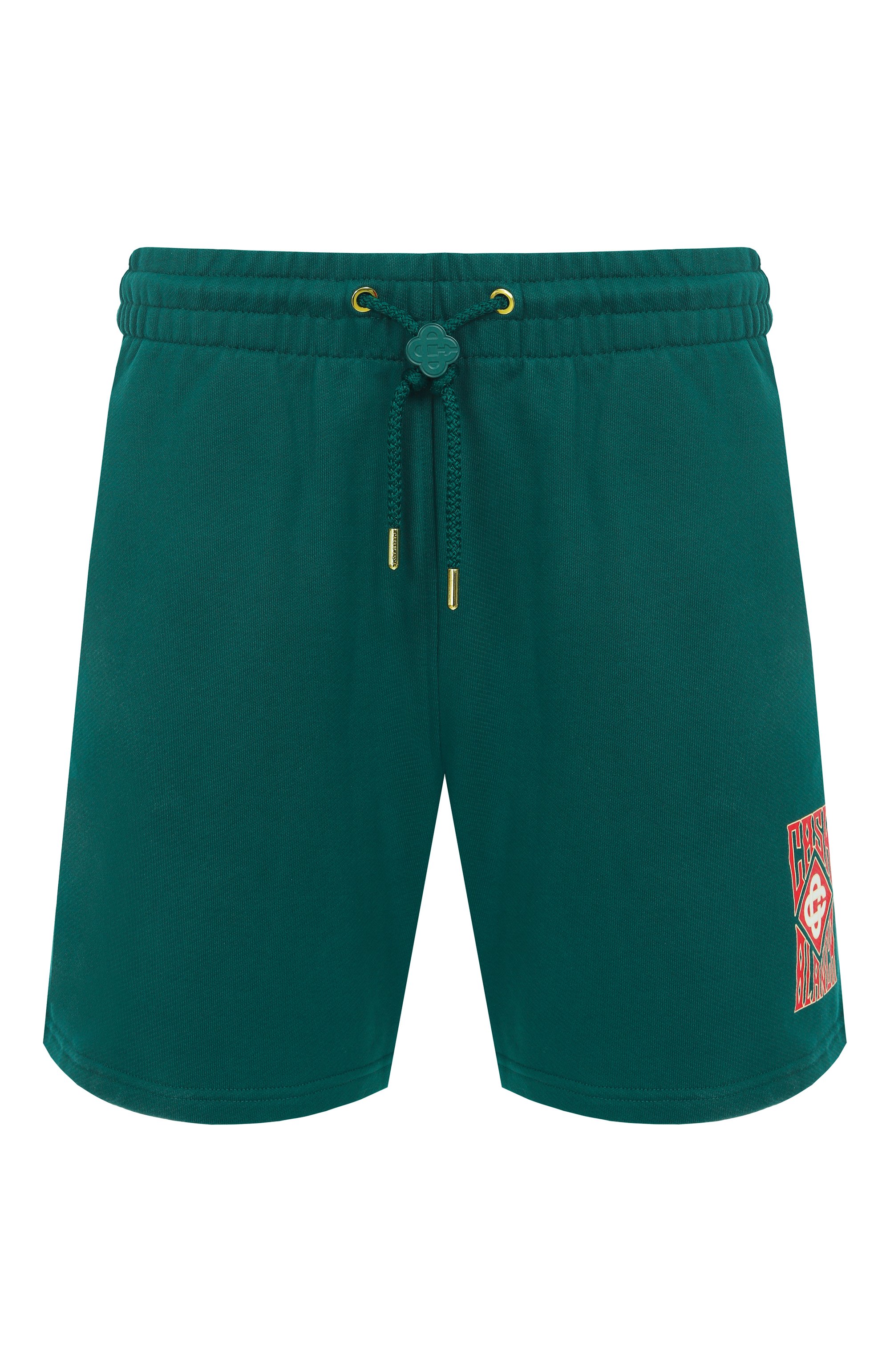 Хлопковые шорты CASABLANCA зеленого цвета по цене 39950 руб., арт. MS25JTR00302, фото 1 Хлопковые шорты CASABLANCA, арт. MS25JTR00302, фото 1