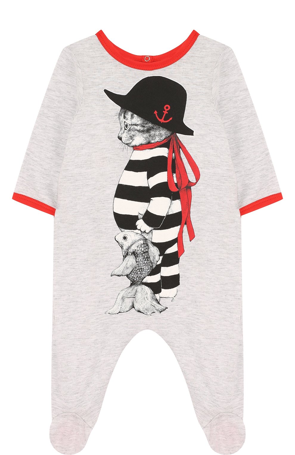 Хлопковая пижама с принтом GUCCI, арт. 497862/X9M00, фото 1