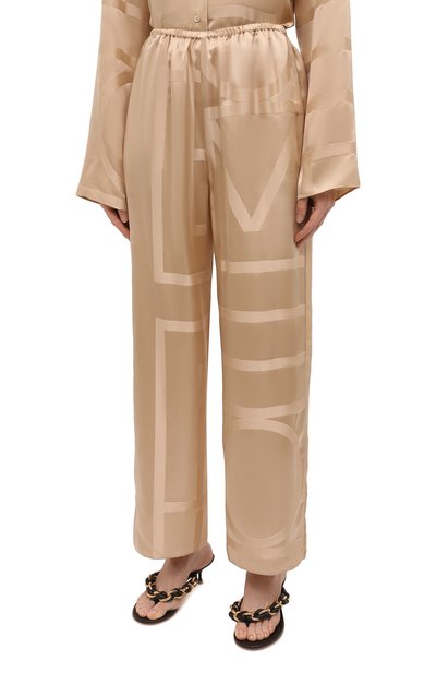 Шелковые брюки TOTEME, арт. 212-255-724, фото 3