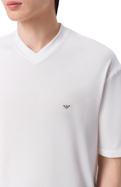 Хлопковая футболка EMPORIO ARMANI, арт. EM005277/AF24470, фото 5