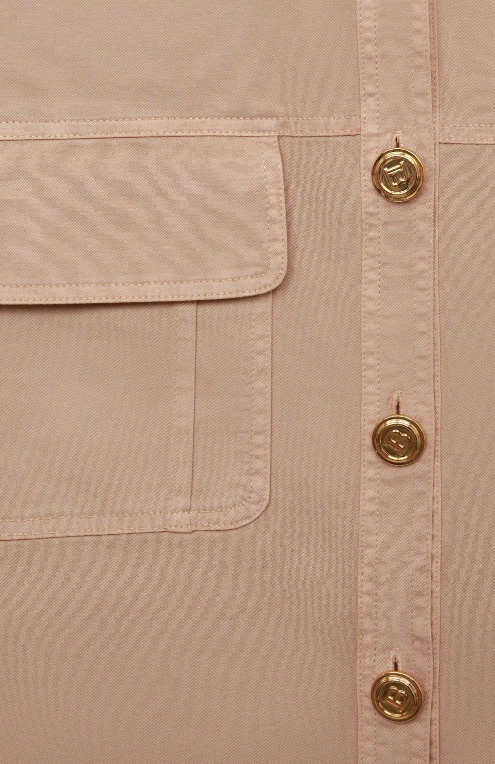 Хлопковая блуза BALMAIN, арт. 6Q5011, фото 3