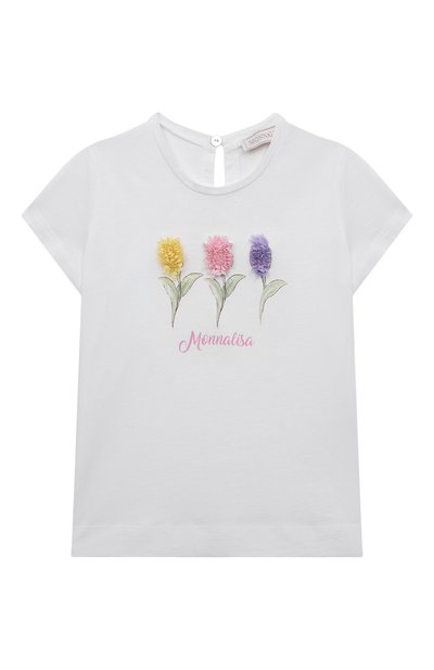 Хлопковая футболка MONNALISA, арт. 39A602., фото 1