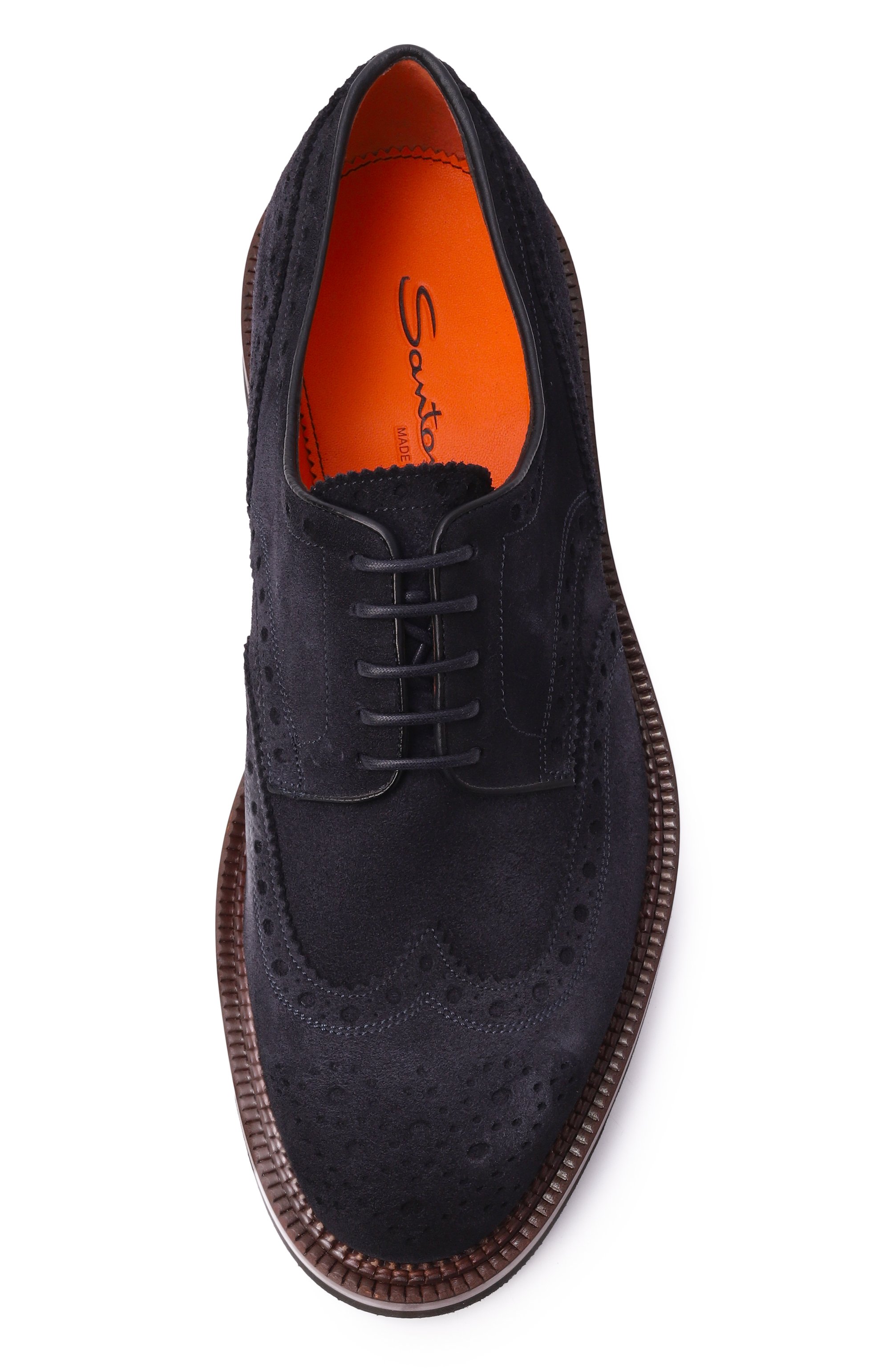 Замшевые дерби colin SANTONI, арт. MCCG15761JL4GRVR, фото 6