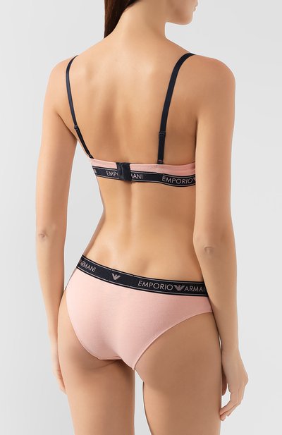 Трусы-слипы EMPORIO ARMANI розового цвета по цене 3360 руб., арт. 162525/9A317, фото 3 Трусы-слипы EMPORIO ARMANI, арт. 162525/9A317, фото 3