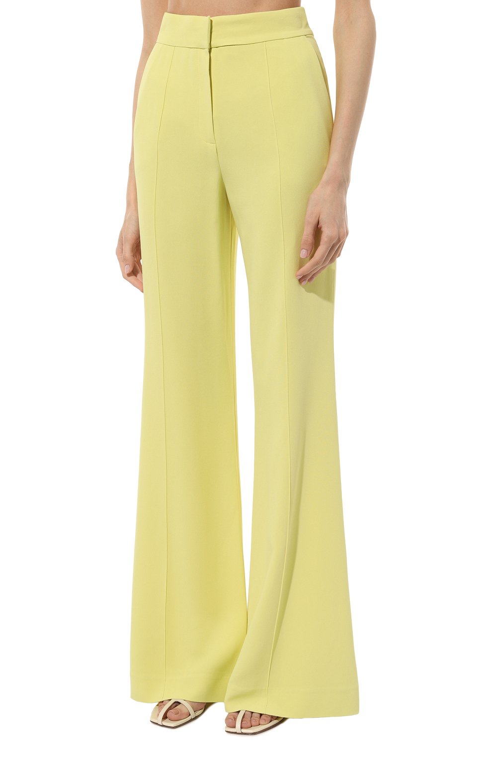 Брюки ELIE SAAB желтого цвета по цене 119000 руб., арт. P0005N, фото 3 Брюки ELIE SAAB, арт. P0005N, фото 3