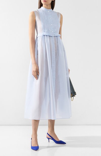 Замшевые туфли anna GIANVITO ROSSI, арт. G93540.55RIC.CAMAZUE, фото 2