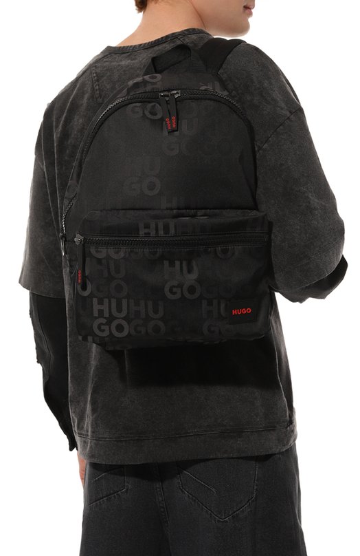 Текстильный рюкзак HUGO 50504107 Чёрный  50504107 Фото 2