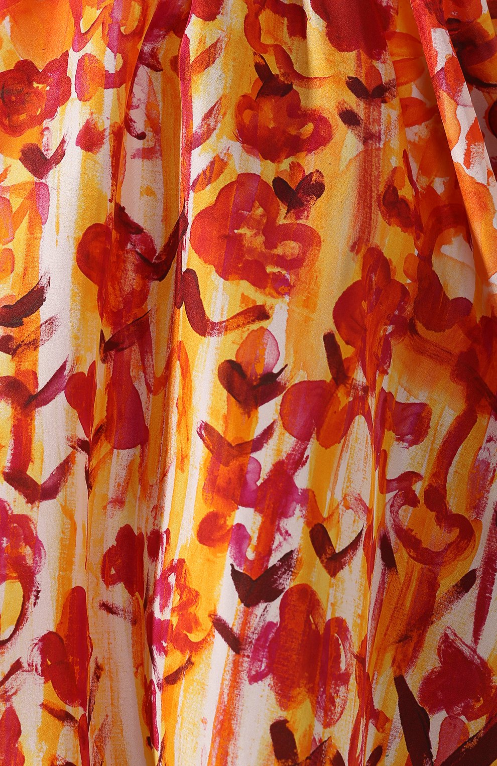 Шелковая блузка MARNI красного цвета по цене 98150 руб., арт. CAMA0319Y0/TSF37, фото 5 Шелковая блузка MARNI, арт. CAMA0319Y0/TSF37, фото 5