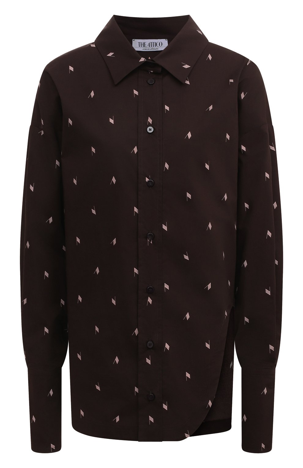 Хлопковая рубашка THE ATTICO, арт. 241WCH04/C079, фото 1