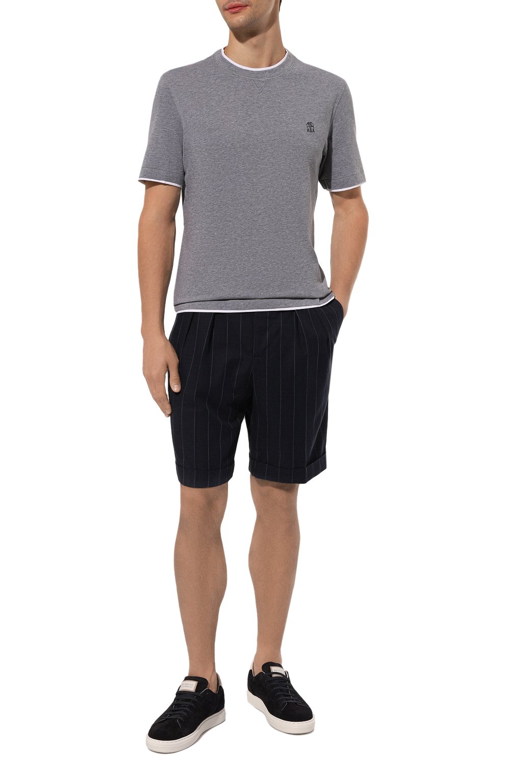 Хлопковая футболка BRUNELLO CUCINELLI, арт. M0B137451G, фото 2