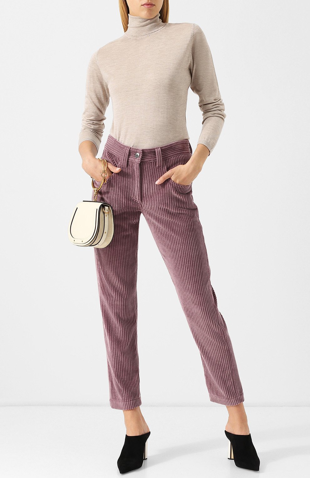 Вельветовые брюки BRUNELLO CUCINELLI, арт. MA107P6846, фото 2